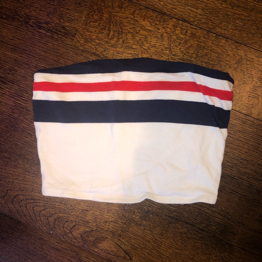 stripe crop top